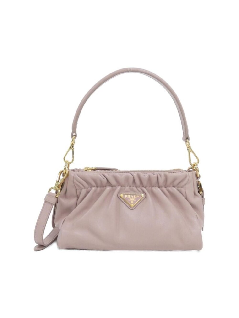 Prada Bag Handbag Gold